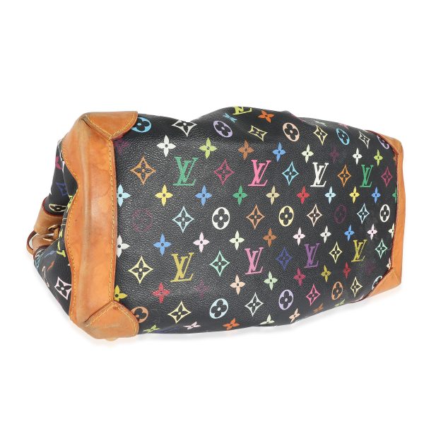 132849 clasp 9d8aaf63 d7be 4315 905a 105566a52445 Louis Vuitton x Takashi Murakami Black Monogram Multicolore Canvas Ursula