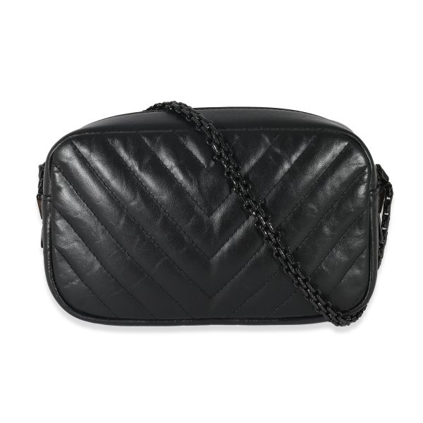 132867 pv 881f96bf 6ece 49ce 8f7a c38de5054da3 Chanel So Black Chevron Quilted Leather Reissue Mini Camera Bag