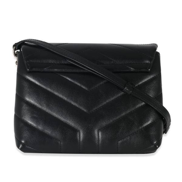 132872 pv 5afec83e 8b45 4433 82c7 5f5c2dc4c6f0 Saint Laurent Black Matelassé Leather Loulou Toy Bag