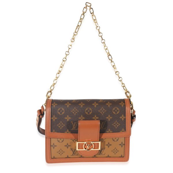 132898 bv Louis Vuitton Monogram Monogram Reverse Canvas Dauphine MM