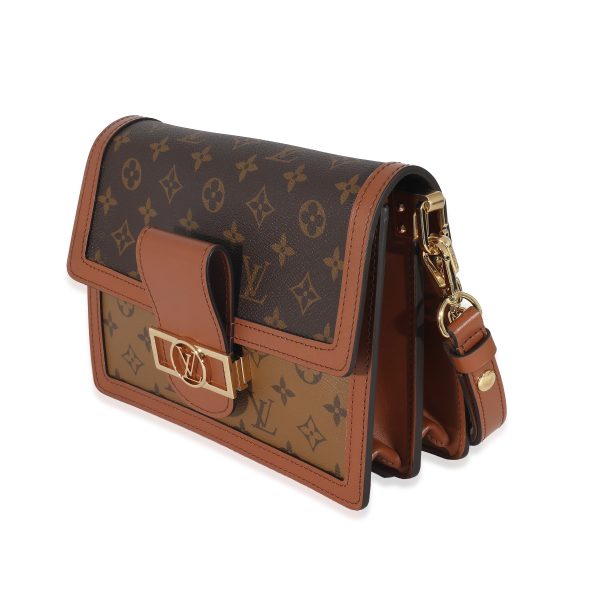 132898 sv Louis Vuitton Monogram Monogram Reverse Canvas Dauphine MM