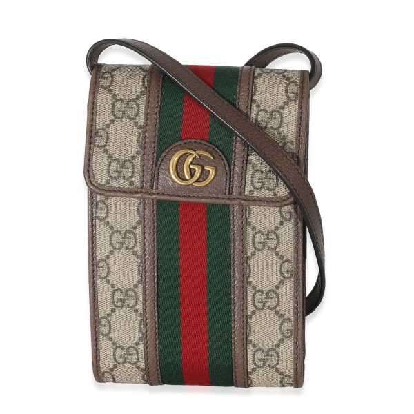 133010 fv Gucci GG Supreme Web Mini Ophidia Crossbody Bag