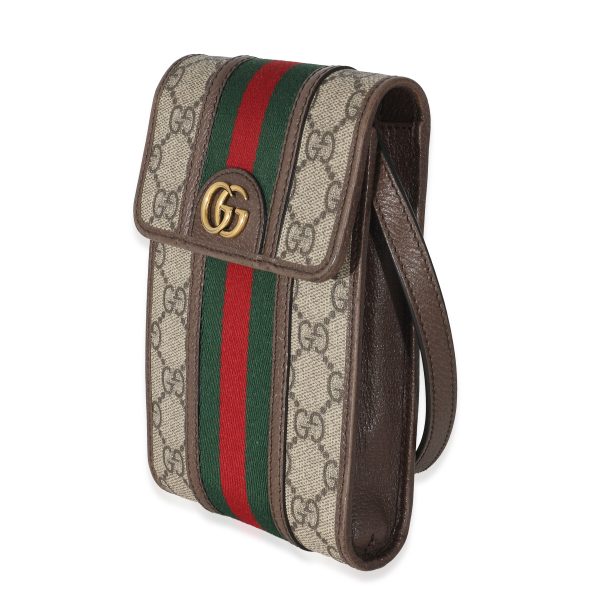 133010 sv Gucci GG Supreme Web Mini Ophidia Crossbody Bag