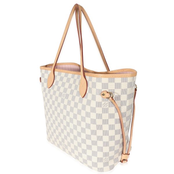 133016 sv 851e7e52 a273 4ba0 931a 9c78a446ef53 Louis Vuitton Damier Azur Canvas Neverfull MM