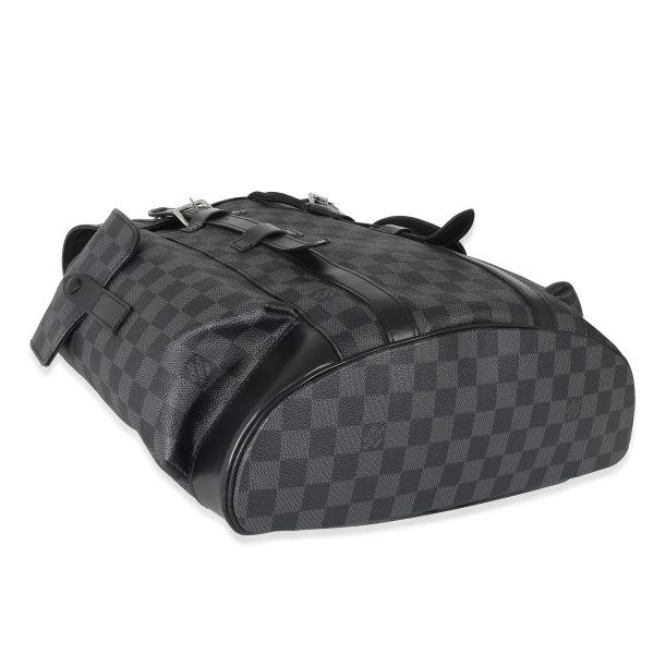 133024 clasp Louis Vuitton Damier Graphite Christopher Backpack