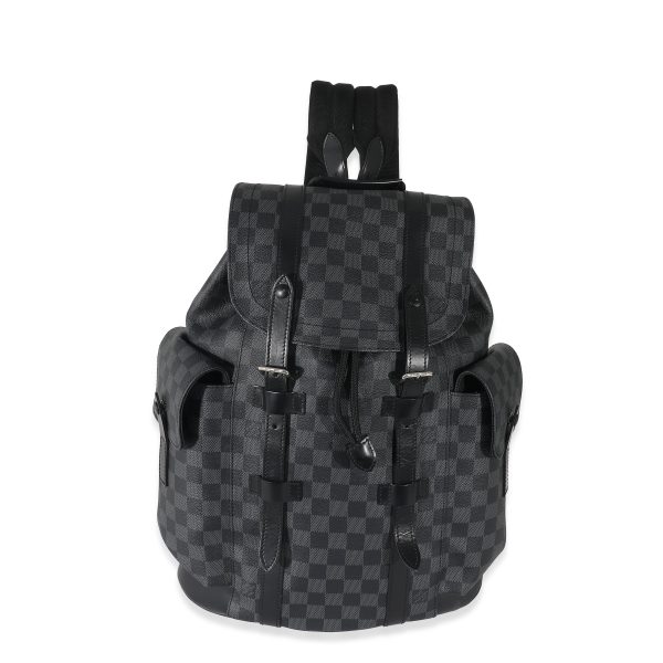 133024 fv Louis Vuitton Damier Graphite Christopher Backpack