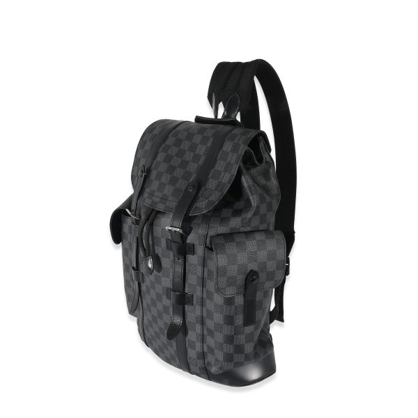 133024 sv Louis Vuitton Damier Graphite Christopher Backpack