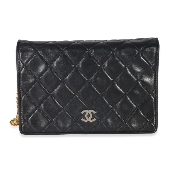 133035 fv eb44d2ff 318f 4160 9d26 7cd518064a2c Chanel Black Lambskin Multi Chain Flap Bag