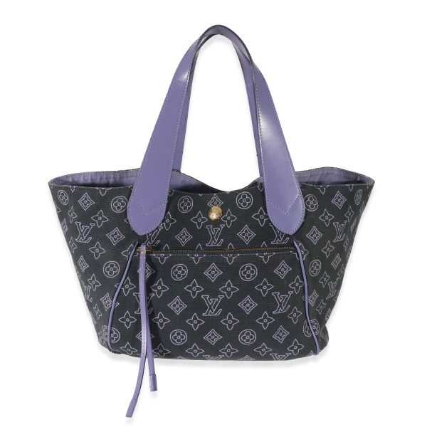 133069 pv Louis Vuitton Purple Marine Canvas Cabas Ipanema PM