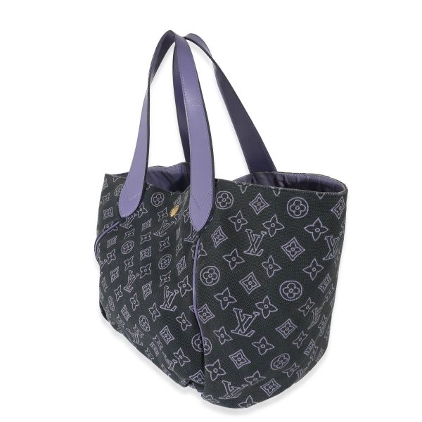 133069 sv Louis Vuitton Purple Marine Canvas Cabas Ipanema PM