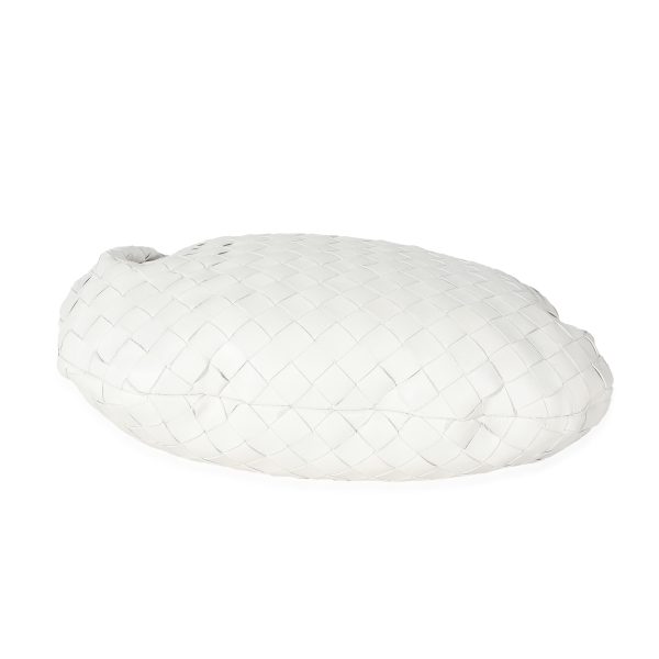 133081 stamp Bottega Veneta White Intrecciato Lambskin Teen Jodie