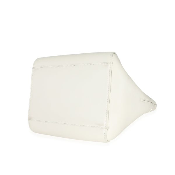 133095 clasp Loewe Soft White Calfskin Small Hammock Nugget Bag