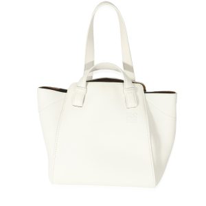 133095 fv Celine Small Cabas Bag White