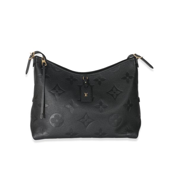 133136 fv b9b9ef8a 38b3 47f9 b214 226879222844 Louis Vuitton Black Monogram Empreinte Carryall MM