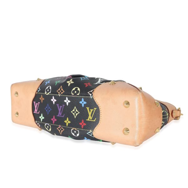 133164 box d73f73d1 451c 47cc b059 7dd4eb92f0df Louis Vuitton Black Monogram Multicolor Canvas Judy MM