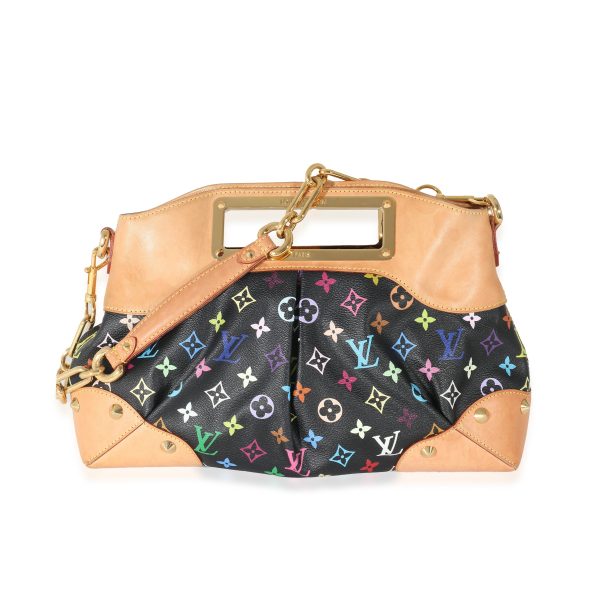 133164 fv 75d07543 2df9 4dd8 9918 15d3d83ce363 Louis Vuitton Black Monogram Multicolor Canvas Judy MM