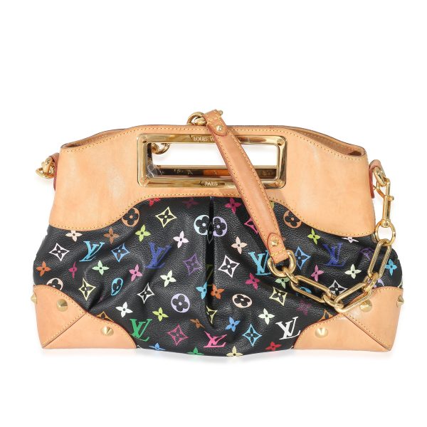 133164 pv b3d426b7 7303 40c8 9793 5e978412fbe2 Louis Vuitton Black Monogram Multicolor Canvas Judy MM