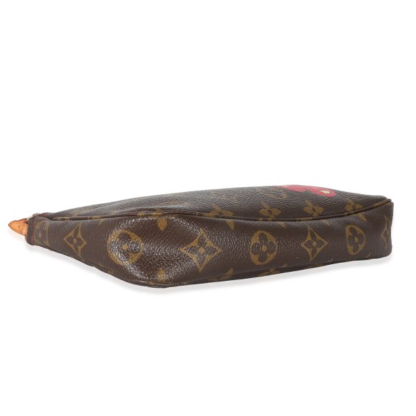 133169 clasp Louis Vuitton Monogram Canvas Cerises Pochette Accessoires