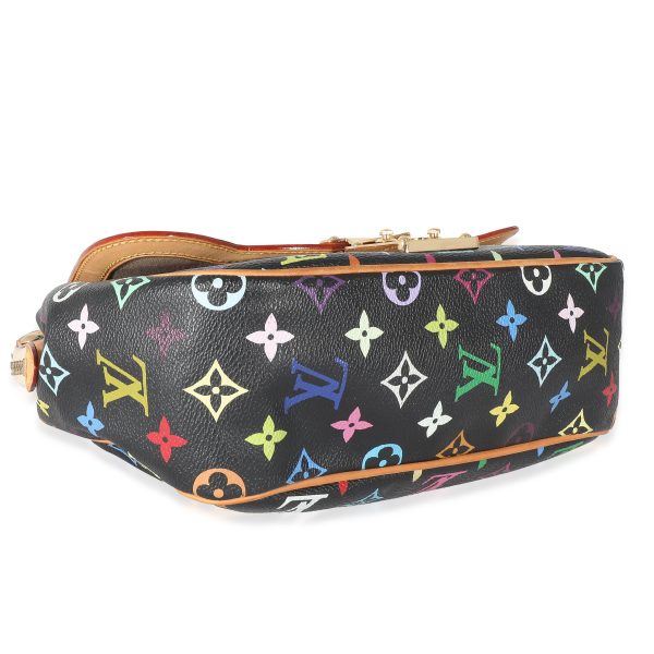 133170 clasp 08d9c5be 22e9 49fa a2c0 048127faa256 Louis Vuitton Black Monogram Multicolor Canvas Gracie MM