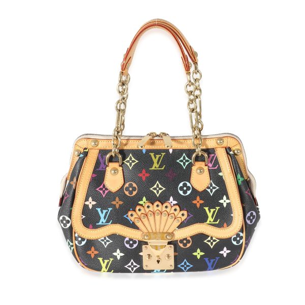 133170 fv 2464ea7f 8d20 4a7d b900 2a2195b13435 Louis Vuitton Black Monogram Multicolor Canvas Gracie MM