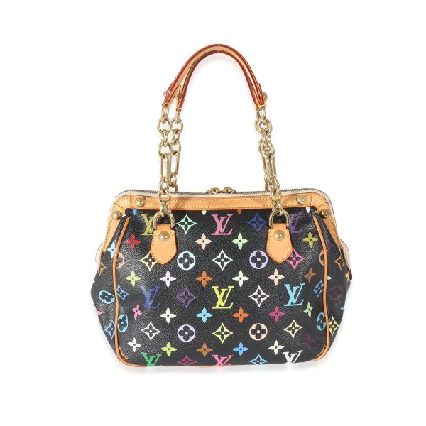 133170 pv b105a7ad 8152 4dc7 a13f d081401a3d52 Louis Vuitton Black Monogram Multicolor Canvas Gracie MM