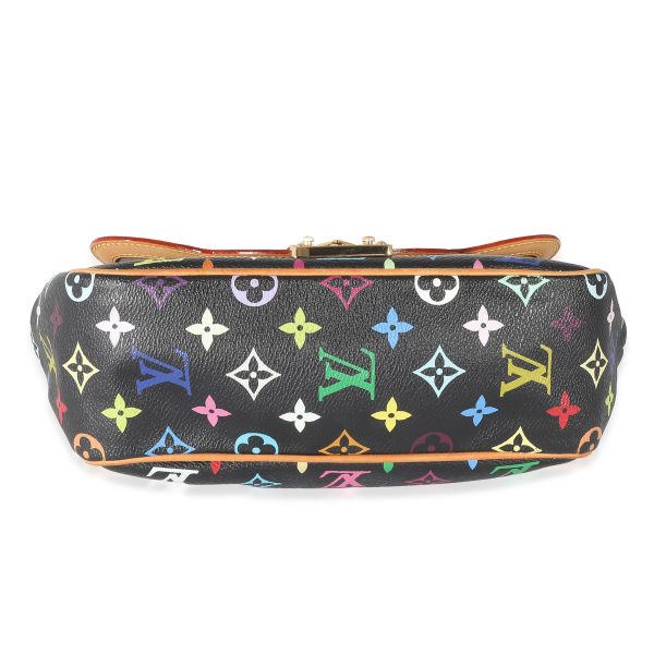 133170 stamp 70fc54a1 d178 47ca bce8 acc75be9af28 Louis Vuitton Black Monogram Multicolor Canvas Gracie MM