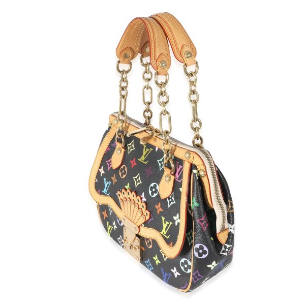 133170 sv 320f21bd 3828 4f1f 8c62 13e14791b30c Louis Vuitton Black Monogram Multicolor Canvas Gracie MM