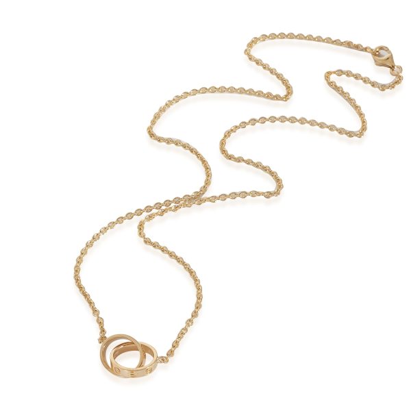 133176 pv Cartier Love Interlocking Circles Pendant Necklace in 18KT Yellow Gold