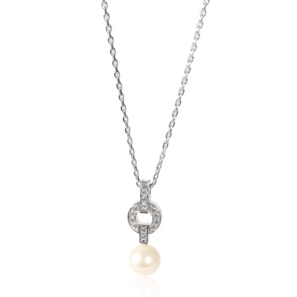 133200 fv Cartier Himalia Pearl Pendant in 18K White Gold 025 CTW