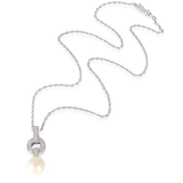 133200 pv Cartier Himalia Pearl Pendant in 18K White Gold 025 CTW