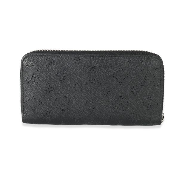 133212 pv Louis Vuitton Black Mahina Zippy Wallet