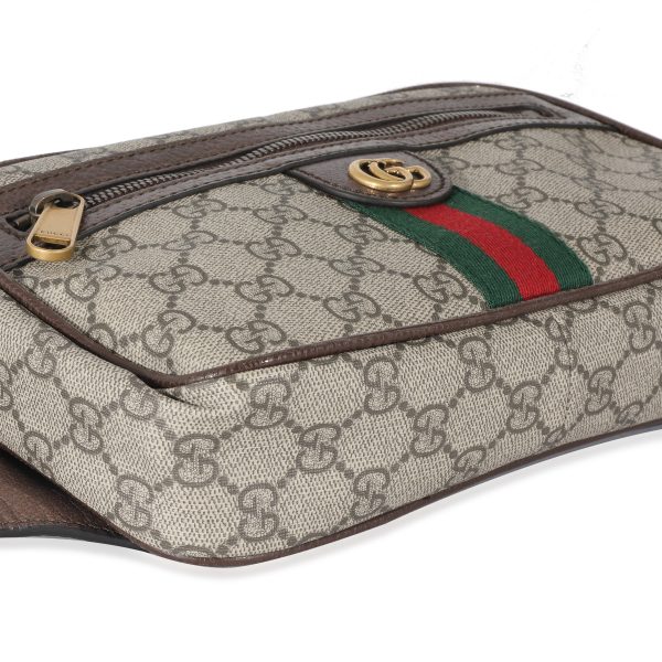 133216 clasp Gucci Beige GG Supreme Canvas Ophidia Belt Bag