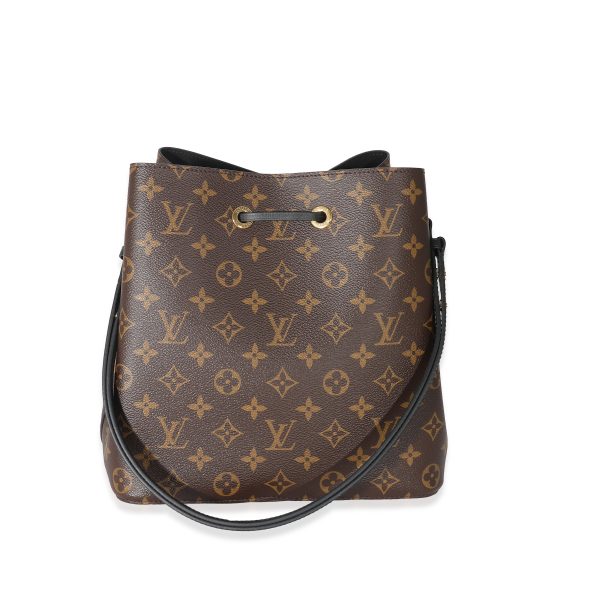 133256 pv 548ee8ce ac9f 41c5 a298 f3ffe59592da Louis Vuitton Monogram Canvas Black Leather NéoNoé MM