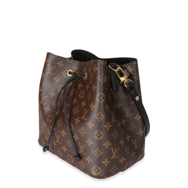 133256 sv 7281bac7 ce6f 4ea9 a14c d1e3d268585b Louis Vuitton Monogram Canvas Black Leather NéoNoé MM