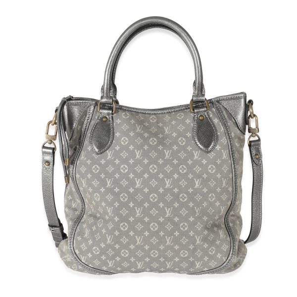 133260 fv Louis Vuitton Platine Monogram Mini Lin Besace Angele