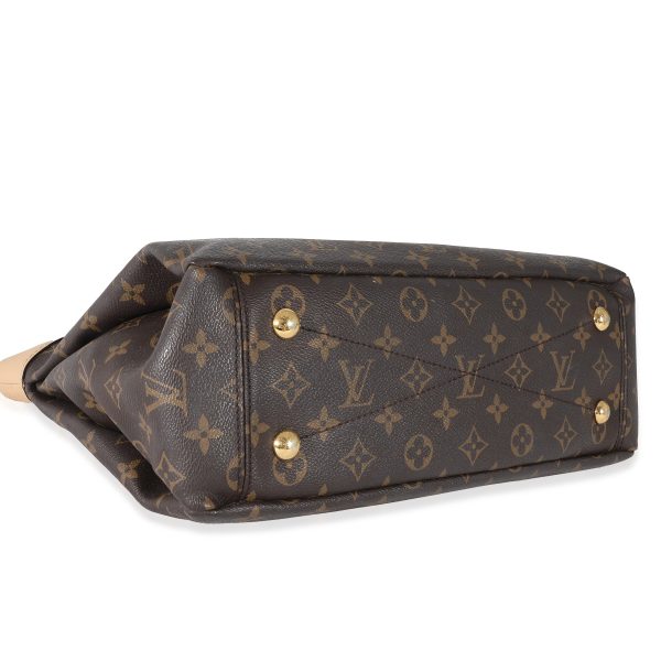 133317 clasp Louis Vuitton Dune Monogram Canvas Pallas Shopper