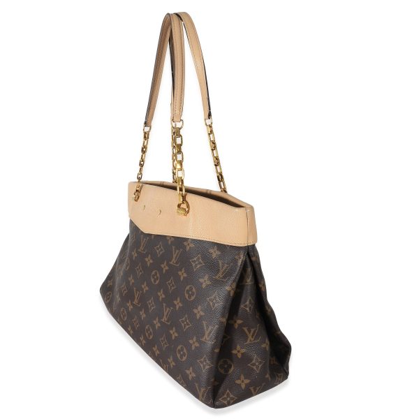 133317 sv Louis Vuitton Dune Monogram Canvas Pallas Shopper