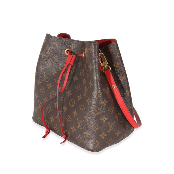 133319 sv Louis Vuitton Coquelicot Monogram Canvas NéoNoé MM