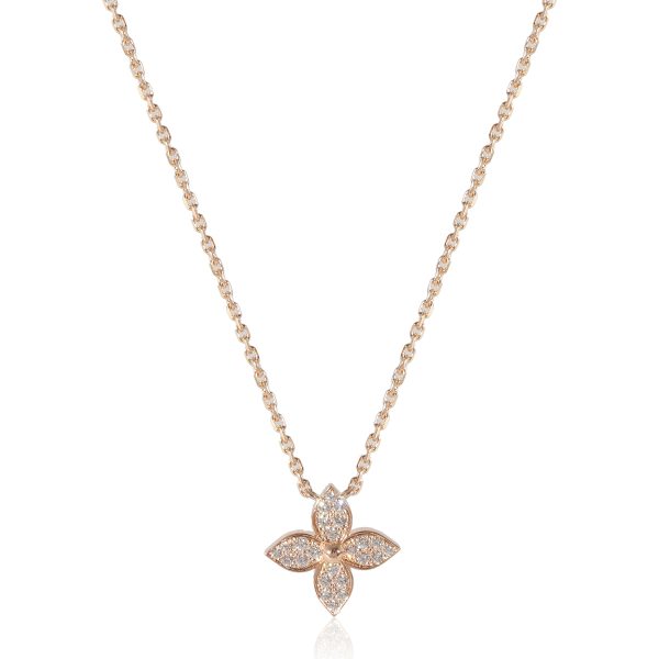 133397 fv Louis Vuitton Idylle Blossom Necklace in 18K Rose Gold 02 CTW