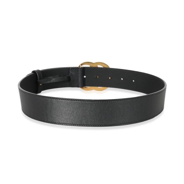 133430 box 99999866 5848 402d ae07 2b9aed22b99d Gucci Black Leather 2015 Re Edition Wide Belt 75