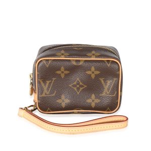 133464 fv Louis Vuitton Monogram Mini Juliet Shoulder Bag Pochette Canvas Leather