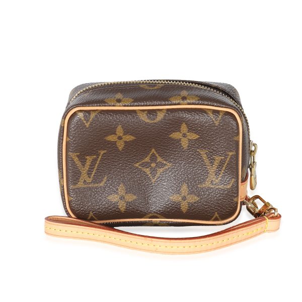 133464 pv Louis Vuitton Monogram Canvas Wapity Wristlet