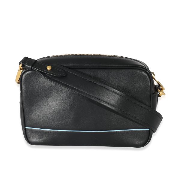 133490 pv Prada Black City Calf Mirage Camera Bag