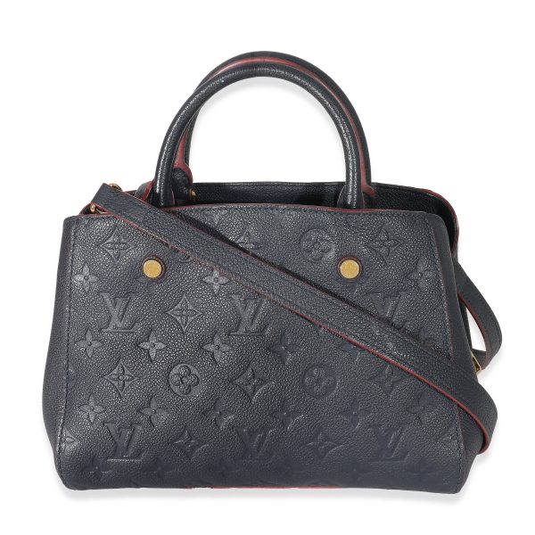 133506 pv Louis Vuitton Marine Rouge Monogram Empreinte Montaigne BB