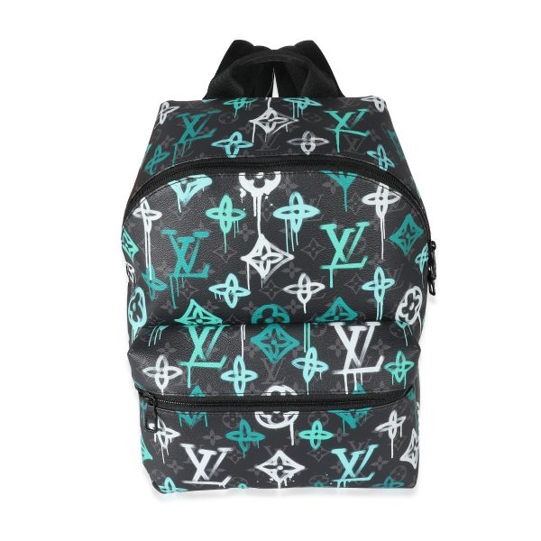 133536 fv Louis Vuitton Graffiti Monogram Eclipse Canvas Discovery Backpack