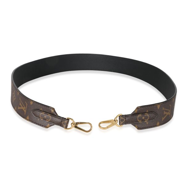 133541 pv 0e6799f5 1fe4 45df 95dc ea20d868f5bb Louis Vuitton Black Monogram Canvas Bandouliere Strap