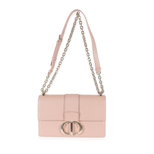 133676 av Christian Dior Pink Calfskin 30 Montaigne East West Flap Bag