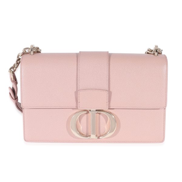 133676 fv Christian Dior Pink Calfskin 30 Montaigne East West Flap Bag