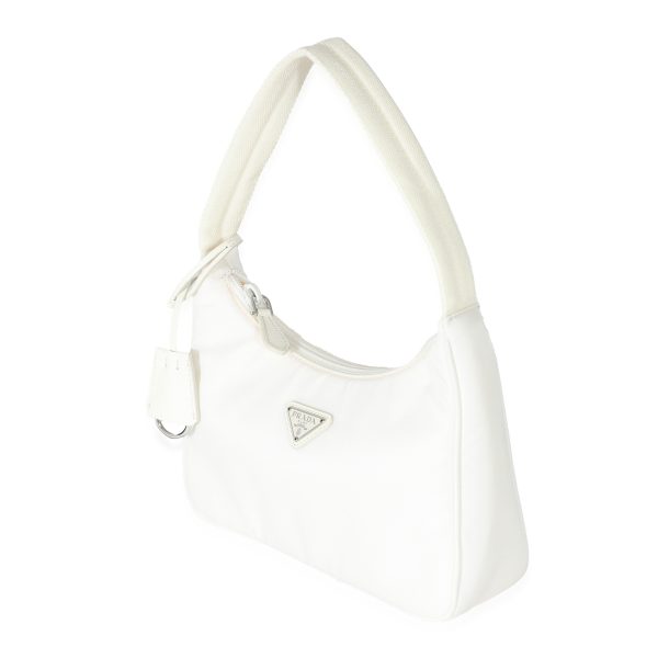 133731 sv Prada White Re Nylon Re Edition 2000 Mini Bag