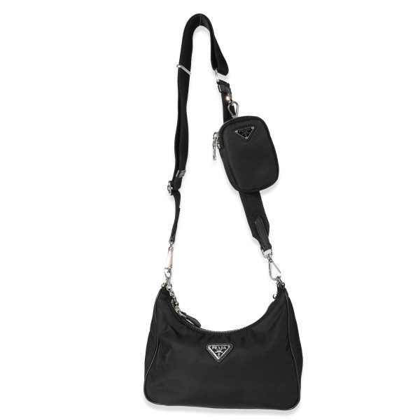 133741 fv Prada Black Re Nylon Re Edition 2005 Bag